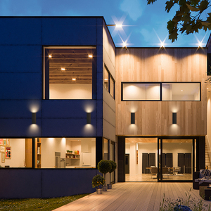 Đèn tường ngoài trời hiện đại Đèn sân vườn gắn tường bên ngoài Đèn trang trí Đèn <span class=keywords><strong>LED</strong></span> ngoài trời cho gia đình - Product Image 6