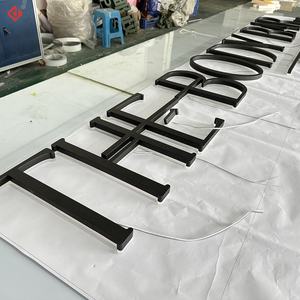 Enseigne commerciale en acrylique, enseigne LED pour magasin, enseigne 3D pour devanture de magasin, enseigne LED personnalisée, étanche et illuminée, sortie d'usine - Product Image 2