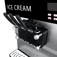 Machine à crème glacée industrielle pour boutique de yogourt glacé, nouveau moteur central