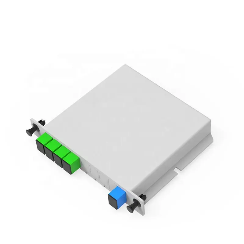 Волоконно-оптический 1x4 LGX коробка Кассетная карта вставка SC APC/UPC модуль FTTH PLC волоконно-оптический сплиттер