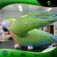 Décoration géante, perroquet gonflable lumineux pour la publicité, ballon en forme d'oiseau de dessin animé gonflable, figurine à l'hélium