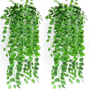 Plantes artificielles Gefan Pothos 80 cm, feuillage décoratif mural pour intérieur, verdure suspendue pour la décoration de la maison - Product Image 4