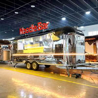 Food Truck de Grande Taille pour Kebab, Crêpes, Restauration Mobile, avec Cuisine Complète, Bar à Jus Mobile, Remorque à Vendre, Remorque de Bar à Cocktails Mobile
