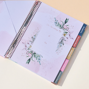 Agenda de Lujo Personalizada A5 con Tapa Dura de Cuero PU, Diario 2026, Cuadernos Creativos Personalizables, Agenda de Novia, Impresión Personalizada - Product Image 4