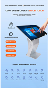 Qunmao 55 65 inch màn hình cảm ứng Android 14 hệ thống kép xách tay tự dịch vụ ording tìm kiếm kiosk trong trung tâm mua sắm ngân hàng airpoart - Product Image 4