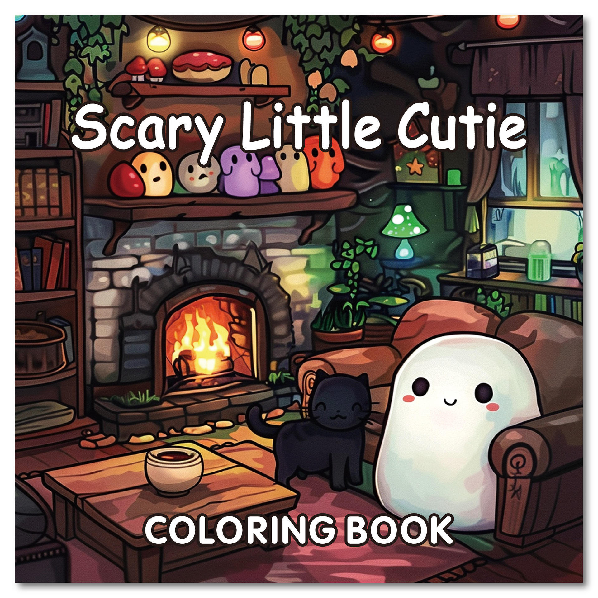 Ts15-livre de coloriage de créatures mignonnes effrayantes