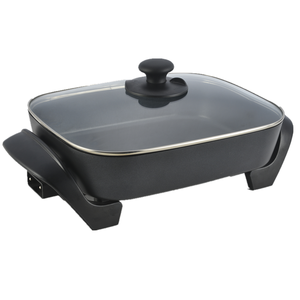 <strong>Electric</strong> Frying <strong>Pan</strong> Stove Use Non-stick Fry <strong>Pan</strong> Non-Stick <strong>Cooking</strong> With Glass Cover <strong>for</strong> Cookingeasy to Wash Nonstick Surfa - Product Image 3