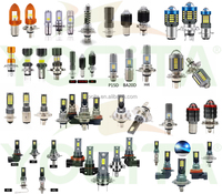 Phare LED pour moto Véhicule électrique 85V 12W Système d'éclairage automobile étanche avec projecteur Hi-Low Beam