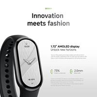 Bracelet intelligent Xiaomi original, moniteur d'oxygène sanguin, étanche 5ATM, montre intelligente, écran tactile de 1,72 pouce, bracelet de sport