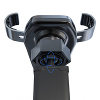 Support de téléphone portable pour voiture, fixation sur grille d'aération, support de navigation, fixation sur tableau de bord, nouveauté 2024, vente chaude