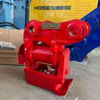 Attache rapide hydraulique inclinable pour godet d'excavatrice jusqu'à 180 degrés