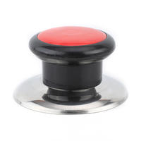 Poignées de levage rondes et étanches pour petit couvercle de pot d'usine Poignées de couvercle de pot en acier inoxydable de 5.5cm