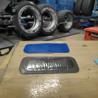 Étiquette RFID UHF adhésive en caoutchouc pour pneus Mango Tyre Management 860-960 MHz pour véhicules