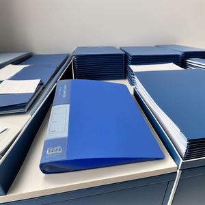 Best Quality Blue A4 Plastic Clear Presentation <b>Folder</b> 10 20 30 40 60 80 100 Pocket Display for Book or <b>Document</b> - Product Image 4