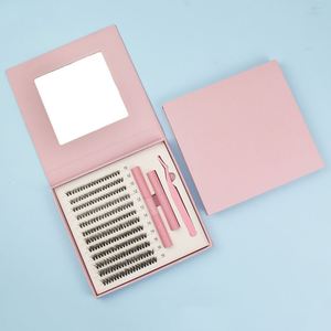 Kit de Pestañas Segmentadas al por Mayor, Hechas a Mano, Mixtas, con Curvatura Natural, de Visón Sintético, Pestañas en Racimo DIY - Product Image 5