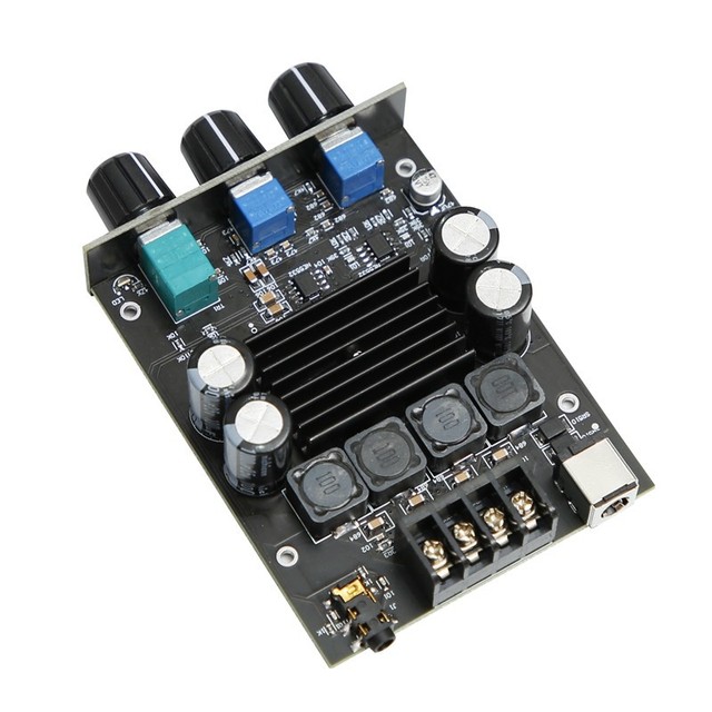 YJ-100C TPA3116 Dual Core 2.0 Digital Tone 100W * 2 High Power D-Class Stereoscopic HiFi Power Amplifier Board