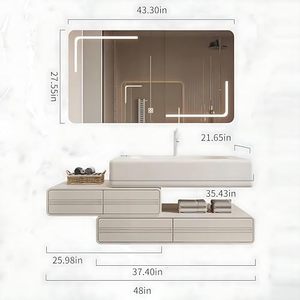 Европейская Современная водостойкая мебель, умная раковина для ванной - Product Image 2