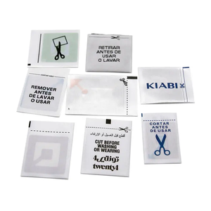 Bán nhà máy bảo vệ an ninh mua sắm <span class=keywords><strong>EAS</strong></span> 8.2MHz <span class=keywords><strong>RF</strong></span> nhãn mềm may chống trộm nhãn dệt - Product Image 1