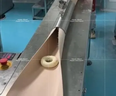 ماكينة صنع خبز الباجل الأوتوماتيكية، ماكينة تشكيل ولف الخبز الباجل لمصنع معالجة خبز المخبوزات