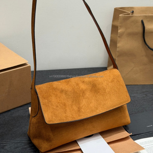2026 Fashion <b>Cheap</b> Womens Luxury Designer <b>Chain</b> Charm Suede Leather Durable Large Capacity Shoulder Tote Bag Famale Coachings - Product Image 3