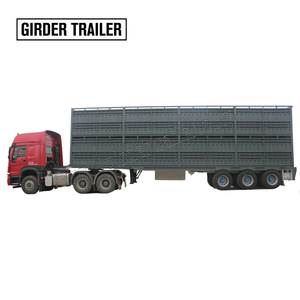 Remolque para Aves <span class=keywords><strong>de</strong></span> Corral, Fabricante <span class=keywords><strong>de</strong></span> Remolques <span class=keywords><strong>de</strong></span> Acero Económicos, Remolque <span class=keywords><strong>de</strong></span> 3 Ejes y 40 pies para Transporte <span class=keywords><strong>de</strong></span> Ganado, Vacas, Cerdos, Cabras, Ovejas - Product Image 5