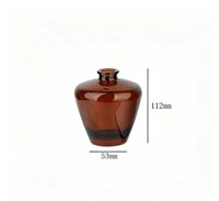 Offre Spéciale – Bouteille diffuseur de parfum Abmer/Or grande capacité 400 ml, flacon diffuseur personnalisé, bouteille en verre ronde avec bouchon, vase