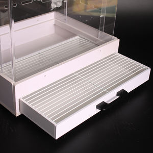 Özel logo akrilik şeker planör kafesi Chinchillas Villa sincap yuva satılık tepsi ile - Product Image 2