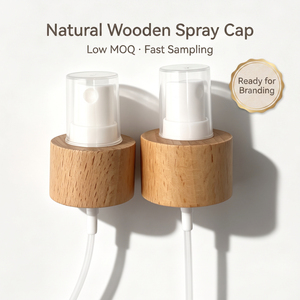ขวดสเปรย์ไม้ธรรมชาติ WeWood จากเวียดนาม หัวฉีดพ่นละอองละเอียด พร้อมปลอกไม้ สำหรับบรรจุภัณฑ์เครื่องสำอาง - Product Image 1