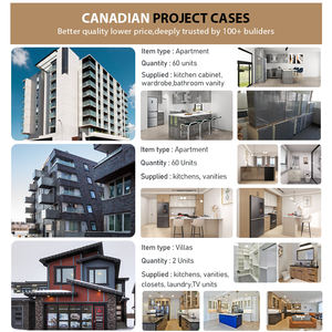 פרודקו מותאם אישית ארון ריהוט ארונות מטבח עיצובים מודרניים סטים מלאים מוכנים להרכיב עבור פרויקט - Product Image 4