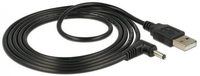 USB zu DC 3,5x1,35mm Barrel Jack Stromkabel USB 2.0 Stecker nach rechts abgewinkelt 90 Grad 3,5mm 1,35mm DC Power Plug Barrel 5V Kabel