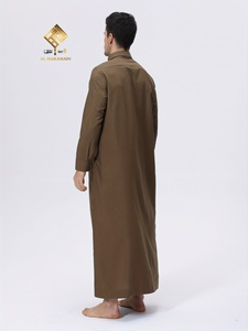 Qamis Qatari 2025 – Nouvelle Collection Premium pour Homme – Robe Arabe Élégante en Tissu Doux Anti-Boulochage, Séchage Rapide, Léger et Tendance, Coupe Longue - Product Image 4