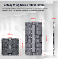 Écran LED vidéo P3.91 500x500mm 500x1000mm, écran publicitaire LED, écran LED de location pour événements en extérieur et en intérieur, fond de scène