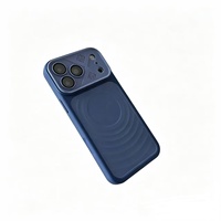 Nouvelle Coque de Téléphone Magnétique de Luxe à Motif Ondulé en TPU+PC, Antichoc, Anti-Traces de Doigts, avec Anneau Magnétique Intégré pour