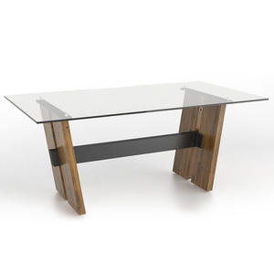 Hiện đại giá rẻ thiết kế sang trọng nhà hàng Octagon Tempered Glass bảng Top - Product Image 4