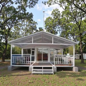 40ft 20FT สำหรับบ้านแบบขยายได้พร้อมห้องน้ำ2ห้องนอนพร้อมที่เก็บของทำจากเหล็กแบบพกพา - Product Image 3