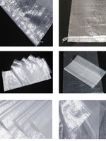 Emballage transparent pour riz 25kg, sac pp avec impression Logo, bas prix