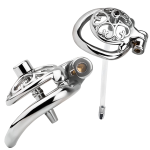 Cage <span class=keywords><strong>de</strong></span> chasteté masculine en métal avec nouveau tube <span class=keywords><strong>de</strong></span> verrouillage Cage <span class=keywords><strong>de</strong></span> chasteté <span class=keywords><strong>de</strong></span> jouet sexuel adulte pour hommes <span class=keywords><strong>jeux</strong></span> pour adultes - Product Image 1
