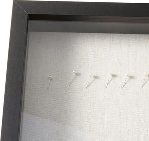 Cadre <span class=keywords><strong>photo</strong></span> creux en bois <span class=keywords><strong>de</strong></span> 3 cm avec tissu en lin pour spécimens végétaux et papillons, cadre <span class=keywords><strong>de</strong></span> présentation DIY pour fleurs séchées - Product Image 3