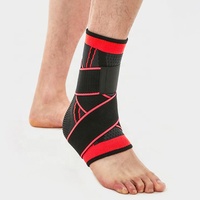 Réglable Sport Compression Cheville Brace Protecteur Courir Football Basketball Gym Bandage Sangle Cheville Brace Support