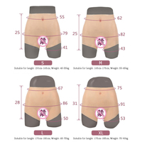 Vagin Panty Silicone avec vagin réaliste cachant Gaff sous-vêtements pour travestis transgenres