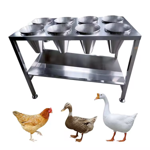 Aves <span class=keywords><strong>Pollo</strong></span> Pato Sangre dejando Sangrar Cono en Matadero - Product Image 3