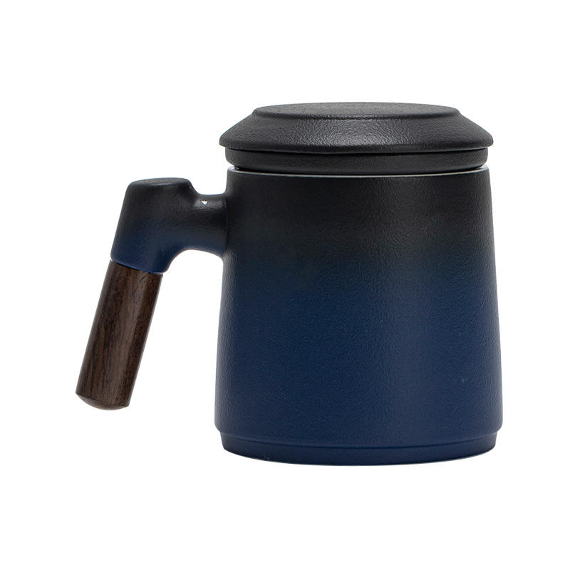 Noir et bleu dégradé