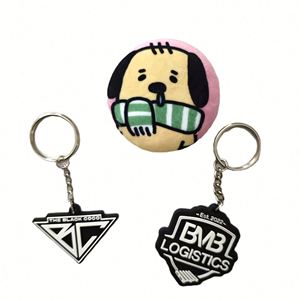 Porte-clés en silicone 3D personnalisé, en caoutchouc PVC souple avec impression UV pour souvenirs et cadeaux - Product Image 2