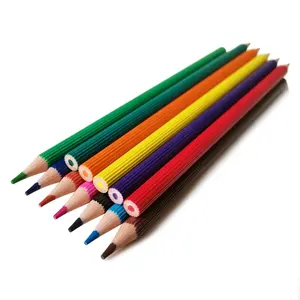 Набор пластиковых цветных карандашей, 7 дюймов, 12 шт.