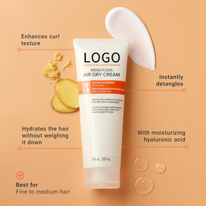 Crème à l'huile d'argan bio OEM pour cheveux bouclés - Revitalisante, hydratante, nourrissante, lissante, sans rinçage, pour une brillance légère - Product Image 3