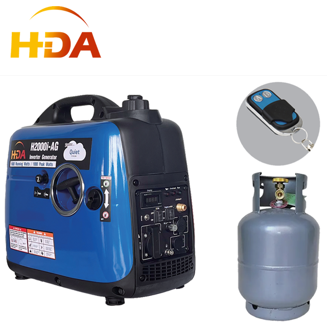 Inverter Generator Dual-fuel 2KW Biogas Natural Silent Inverter Electric Portable Gas Generator for Home Use H2000i-AG