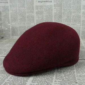 Custom Colour 100% Wool Felt Classic Ivy Cap Beret <b>Hat</b> <b>for</b> Woman Men - Product Image 5