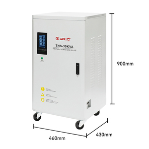 Regulador de Voltaje Automático Trifásico Tipo Servo Eléctrico <span class=keywords><strong>TNS</strong></span> 20KVA 30KVA 380 415 440 Voltios, Estabilizador AVR - Product Image 4