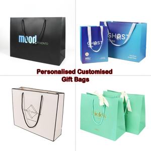 Crown Win Custom Recycled Materials <b>Paper</b> Shopping Bags Gold Foil Embossing Matte Glossy Lamination UV Coating Durable Stylish - Product Image 3