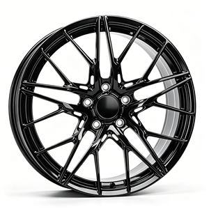 Jantes en alliage d'aluminium Zorlen Hyper Black et Matt Black de 15, 16, 17, 18 et 19 pouces pour voitures particulières <span class=keywords><strong>Mercedes</strong></span> Benz, BMW, Audi - Product Image 1